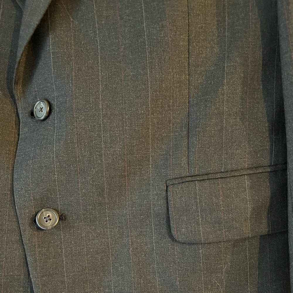 vintage burberry mens custom suit blazer jacket - Picture 6 of 10
